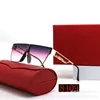 Wholesale of Fashionable sunglasses women's all-in-one lenses large frame glasses dazzling colors and street photos 8409