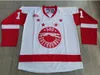 Hokej na studiach nosi fizyczne zdjęcia Ohl Soo Greyhounds Joe Thornton Men Men Młodzieżowe Kobiety Vintage High School Size S-5xl lub dowolne imię i nazwisko i koszulka numer