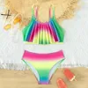 arco iris bikini para niños