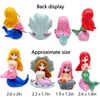 Decorations Pretty Mermaid Figurines Aquarium Fish Tank Little Mermaid Ornament DIY Cake Decor Desk Craft Accessories Home Decorations Gifts 230625