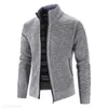 Hoodies voor heren Sweatshirts Nieuw Lente Herfst Gebreide trui Herenmode Slim Fit Sweater Heren Cause-truien Jassen Effen vest Enkele rij heren