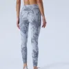 Pantaloni attivi Vnazvnasi Stampa Leggings sportivi Donna Double-Sided Tie-Dye Yoga Vita alta Abbigliamento sportivo Palestra Fitness Abiti elasticizzati