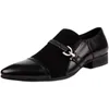 Italien Schwarz Echtes Leder Spitz Kleid Schuhe Männer Müßiggänger Luxus Slip Auf Formale Schuhe Männlichen Party Und Hochzeit Schuhe