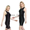 Zwemkleding voor heren Heren Dames Eendelig Atletisch Professioneel wedstrijdzwempak Racing Sharkskin Knielengte Trainingszwemkleding Zwemmen Duikpak x0625 x0625 x0625