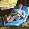 Mat camping Uppblåsbar madrass TPU Nylon Folding Camping Sleeping Pick Picnic Filt Air Mat Tent Sleeping Cushion