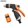 Watering Equipments Garden Water Gun Hose Nozzles Kit Sprayer For Car Wash Cleaning Lawn And Sprinkle 1set