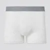 Caleçon ICOOL Sexy Hommes SUPIMA COTON Blanc Noir Gris Couleur Unie Sous-Vêtements Boxer Shorts Mi-Taille Gay