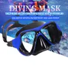 Tauchmasken Schwimmbrillen Maske Schnorchelglas Scuba Schnorchel Sportausrüstung 230621