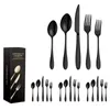 Dinnerware Sets Portable Cutlery Set 430 Stainless Steel Steak Knife Fork Spoon Utensils For Kitchen Portugal Tableware Dining Table Items