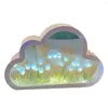 Veilleuses faites à la main nuage tulipes fleurs lampe bricolage matériel paquet miroir ornement saint valentin cadeaux pour salon