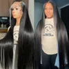 Straight Transparent 13x4 13x6 Lace Frontal Human Hair Wigs For Women Brazilian Lace Front Wig Remy Pre Plucked 4x4 Closure Wigs
