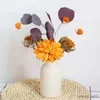 Dried Flowers Mini Natural Flower Bouquet Simple Wind Okra Eucalyptus Leaf Sunflower Decoration Home Living Room Table Can Be Sent