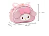 Nouveau populaire noir rose blanc mélodie PU un sac à bandoulière fille mignon doux accessoires sac de Messager avec fermeture éclair