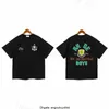 최고 디자이너 Rhude Mens T Shirts 여름 패션 디자이너 Tshirts 스트리트 캐주얼 짧은 슬리브 비치 스타일 티 코튼 프린팅 셔츠