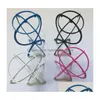 Wig Stand Colorf Ajustable Stands Plastic Hat Display Head Headers 18x36 سم.