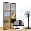 Tende trasparenti Punchfree Strong Magnetic Door Curtain Anti Bug Insect Fly Zanzariera Side Open Style Chiusura automatica Invisible Mesh Garza 230625