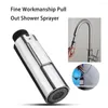 Kitchen Faucets Shower Sprayer Mixer Tap Sink Faucet No Burrs Long-lasting Fine Workmanship Multifunctional Simple Style Pull Out Type