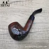 Smoking Pipes Mini Ebony Pipe Filter Portable Men's Solid Wood Small Pipe Handmade