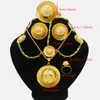 Orecchini di collana set Adixyn Etiopia Wedding/Party Gold Colore Gioielli Habesha Africano Festival tradizionale Donne Donni Donte