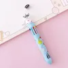 Colors Press Type Ballpoint Pens 0.5mm Cute Astronaut Shaped Writing Gel Student Gift Learning Office Supplies