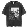 T-shirt da uomo Anime Berserk Graphic Tshirt per uomo Vintage Bla Washed Cotton Tees Top Uomo Estate Maglietta oversize allentata Streetwear Outfit J230625