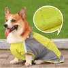 Rainquette Nouveau chien de compagnie Récivain de pluie Cape Rain Cape pour petits chiens moyens de veste imperméable Corgi Husky Schnauzer Pug Labrador CTC12