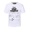 2023 T-shirt da uomo firmata Girocollo Camicia a maniche corte Casual Testa di cotone Pullover Stampa Modello Lettera Abbigliamento donna Taglia asiatica M-3XL