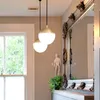 Pendant Lamps Gold Black Nordic Light Clear Glass Lampshade Hanging Lamp Dining Room Cafe Bar LED Lights Suspension Luminaire