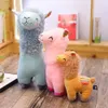 INS Girl Heart Squinting Alpaca Doll Fophed Toy Children Doll Dift