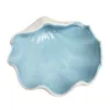 Bowls Blue Ceramic Shell Bowl Dish Candy Nut Serving Desktop Storage Tray Vanity Jewelry Organizer Trinket Eternal