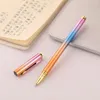 PC Gradient Ballpoint Pen Luxury Cute Wedding Rose Gold Metal Stationery School Office Supply High Quality Metallic Gel Pennor