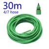 Watering Equipments 50 10m Green 4 7 3 8" Garden Irrigation Hose 1 4" 8 11 Flexible Water Pipe 4mm 8mm 230625