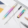 Kreativer rotierender Kugelschreiber aus Metall, der hochwertige Hochzeitsgeschenke für Büro und Schule in Roségold verkauft