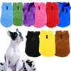 Dog Apparel Puppy Clothes Winter Jacket Thicken Hoodie Warm Solid Color Cat Vest Fleece Pet Luxury