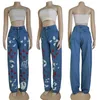 Spring New Women's Jeans damskie mody Casual Fashion High Waisted Pants Designer dżinsy