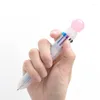 In1 stylo à bille rétractable coloré presse balle écriture lisse