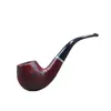 Smoking PipesHot selling carved solid wood pipe for foreign trade, curved tobacco bag pot