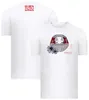 2023 새로운 F1 티셔츠 포뮬러 1 팀 레이싱 티셔츠 새로운 남자 여자 스포츠 패션 O-Neck T 셔츠 저지 플러스 사이즈 짧은 슬리브 탑