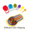 5/6pcs Set Arcobaleno Misurino Da Cucina Strumenti di Cottura Farina Cucchiaio Da Forno Colorato Misurino Misurino Set Misurino Set