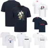 2023 nouveau T-Shirt F1 Formule 1 T-Shirt De Course D'équipe Nouveaux Hommes Femmes Sport Mode O-cou T-Shirt Jersey Grande Taille Manches Courtes Hauts