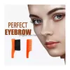 Hair Brushes Double Sided Edge Comb Styling Hairdressing Salon Eyebrow Brush 50Pcs Drop Delivery Products Care Dhjht