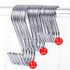 20pcs en acier inoxydable S Shoned Hook Multi-fonction Métal Metal Horbandage Hook Clother Classer Holder Cuisine de salle de bain Tool de rangement de salle de bain