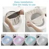 Toilet Seat Covers Bathroom Lid Soft Warm Cover O-shaped Pads Comfortable Thick Water Knitting Commode Mats