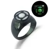 Anelli a fascia Movie Green Lanterns Anelli luminosi per uomo The Flash Lighting Finger Ring for Fans Collection Regali di gioielli x0625