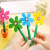 Potted Plant Ballpoint Pen Sun Flower Stationery Pens Writing Office Supplies Decoration Kids Gifts Flowerpot Styling Lovely