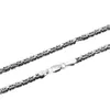 Strands Strings BOCAI Real S925 Pure Silver Jewelry Accessorie 2,5 mm Dominująca osobowość mężczyźni i kobieta naszyjnik 230625