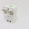 200pcs / lot All In One World Adaptateur universel de convertisseur de courant alternatif Adaptateur de voyage international Plug EU US UK Extension par DHL / FEDEX / UPS