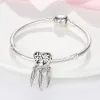 Dla Pandora Charms Biżuteria 925 Charm koraliki Akcesoria Drzewo życia Lucky Dream Catcher Charm Zestaw wisiorek