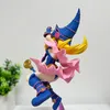 Decoratieve Objecten Beeldjes 21cm POP UP YuGiOh! Duel Monsters Anime Figuur Dark Magician Girl Actie Mana Collectie Model Pop Speelgoed 230621