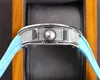 Richardmill Watches Diamond Luxury Mens Mouvement RM17-01 Hollow Tourbillon Designer Cl9l Nouveau bracelet Iced Out Montre Wrist 1p